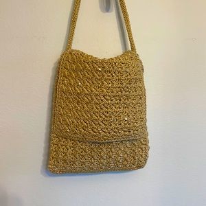 Crocheted weaved the Sak bag